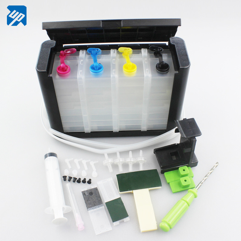 Jual Luxury 4 Color CISS kit with accessories ink tank for HP 302 301 ...