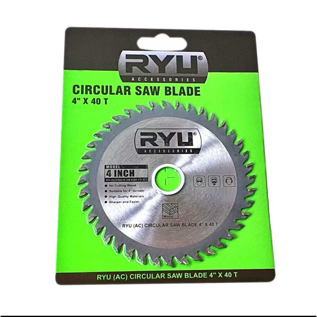 Jual Saw Blade Mata Gerinda Ryu 4 in inci inch 40 T / Mata Gergaji ...