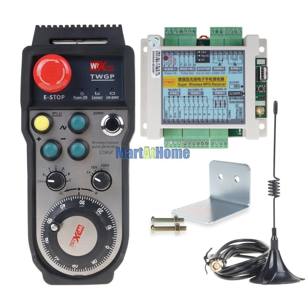 Jual Enhanced 6 Axis CNC Wireless MPG MPG Manual Pulse Generator ...