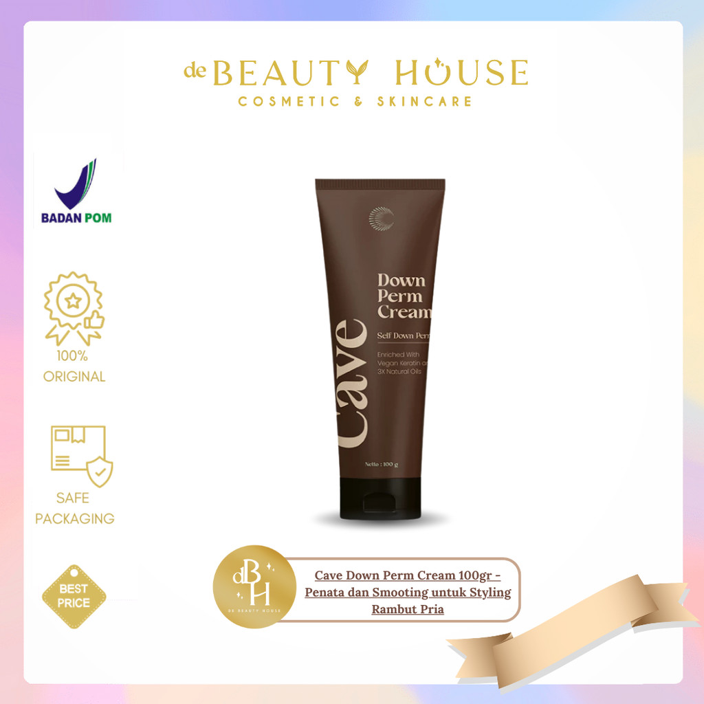 Jual Cave Down Perm Cream 100gr - Gel Down Penata dan Smooting untuk ...