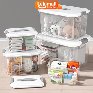 Lejumall Kotak Penyimpanan Transparan Serbaguna