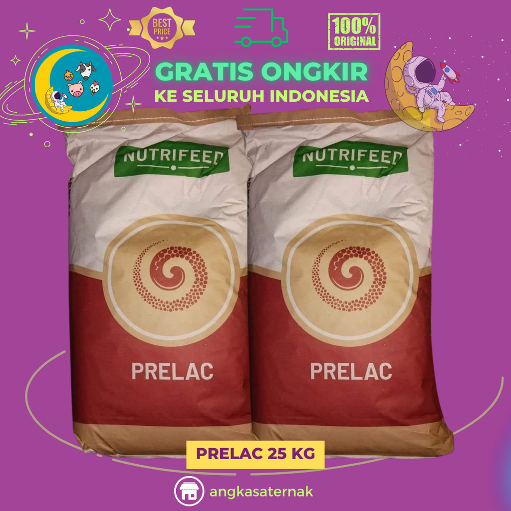 Jual PRELAC 25 KG - Susu Bernutrisi Untuk Masa Pertumbuhan Hewan Ternak ...