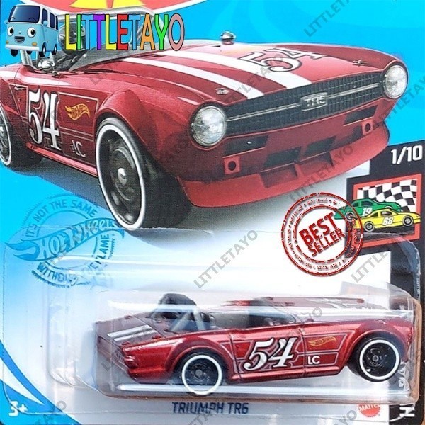 Hot Wheels Triumph TR6 Rouge - Modèle De Collection 1:64 - Occasion