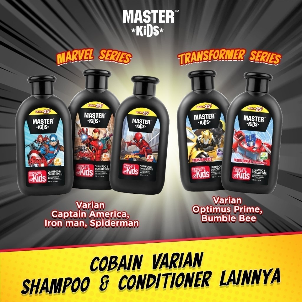Jual Master Kids Shampoo & Conditioner Botol 150ml | Shopee Indonesia