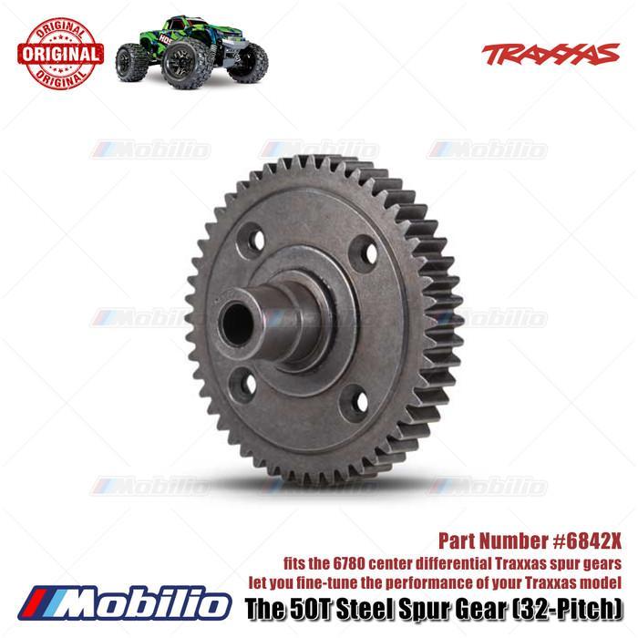 Jual Traxxas Part #6842X 50T 32-pitch Spur Gear Fits 6780 Center ...