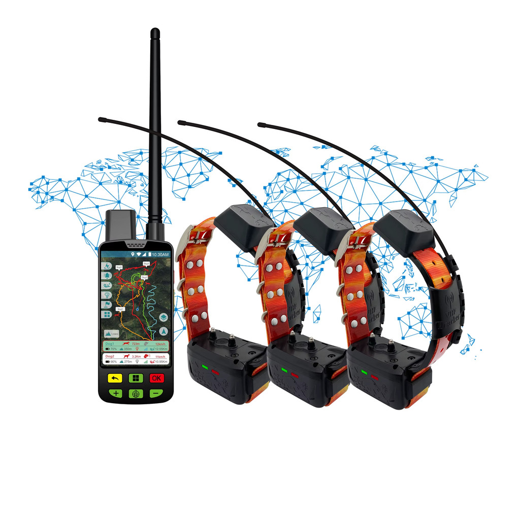 Jual ESeek Dog Tracking GPS Tracker 4G/VHF with 4 Collar Trackers Dog ...