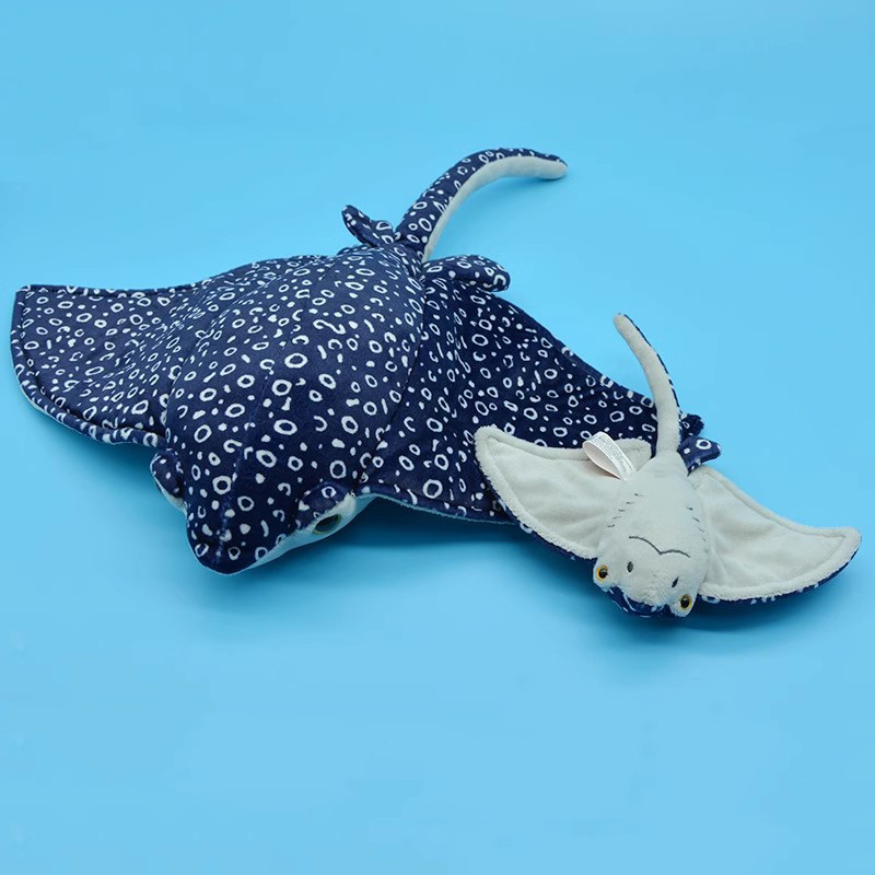 Jual Simulated Animal Mobula Manta Ray Batfish Pent Key ain Sea Spotted ...
