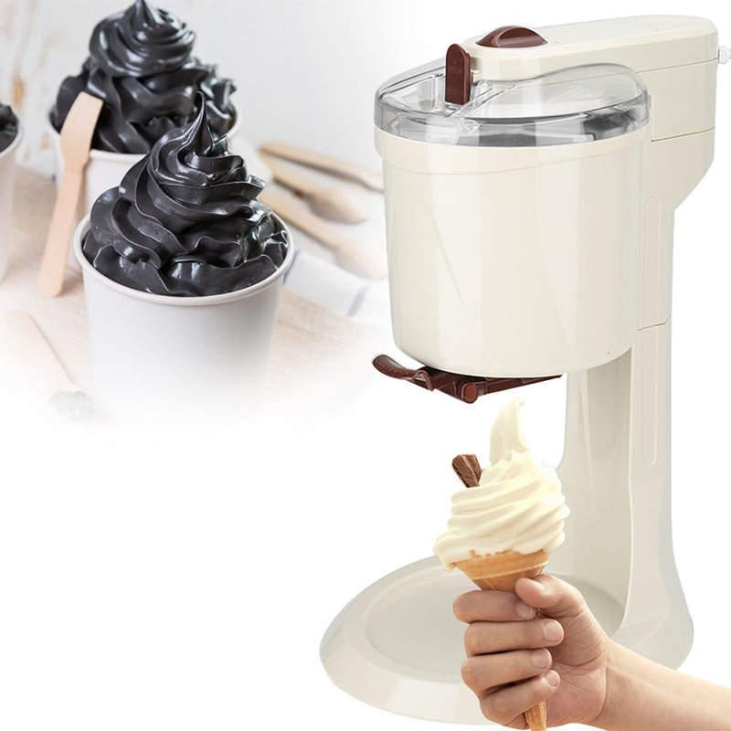 Jual 1L Electric Ice Cream Machine Mini Automatic Yogurt Maker ...