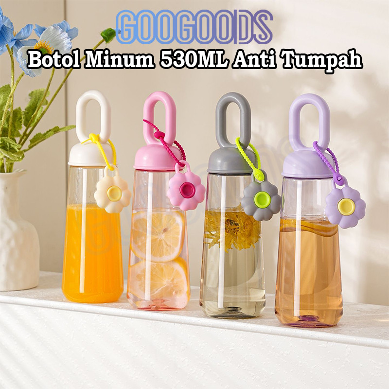 Jual GG Botol Minum Premium 530ML Bening, BPA Free & Anti Bocor ...
