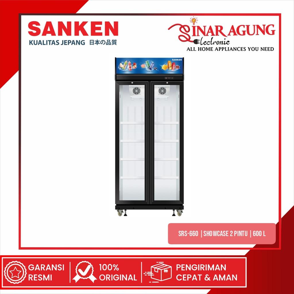 Jual SANKEN SRS-660 SHOWCASE 2 PINTU 600L INVERTER LOW WATT ORIGINAL ...