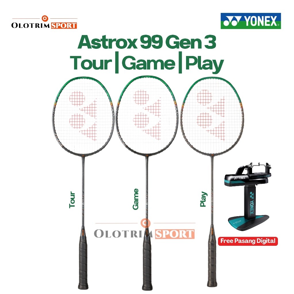 Jual Raket Badminton Yonex ASTROX 99 TOUR GAME PLAY GEN 3 100% ORIGINAL ...