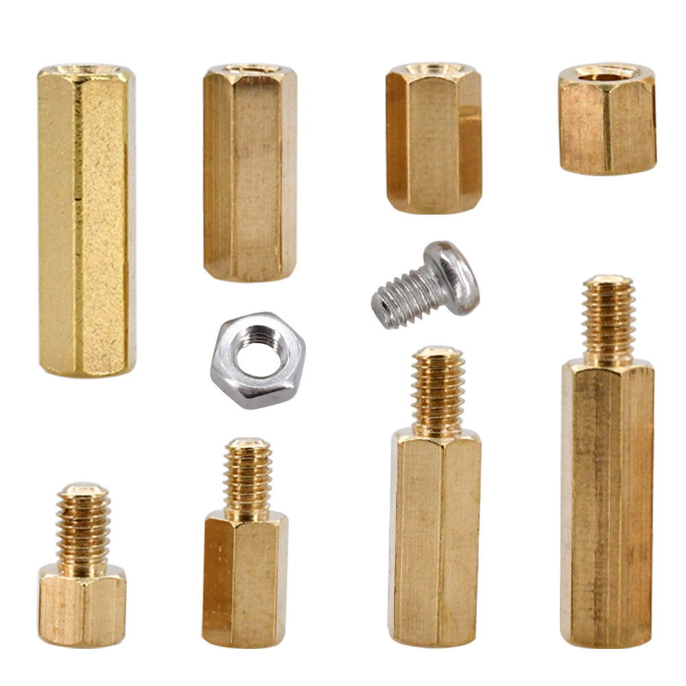Jual M2 M2.5 M3 M4 Brass Motherboard Standoffs Hex Board Rack Stud ...