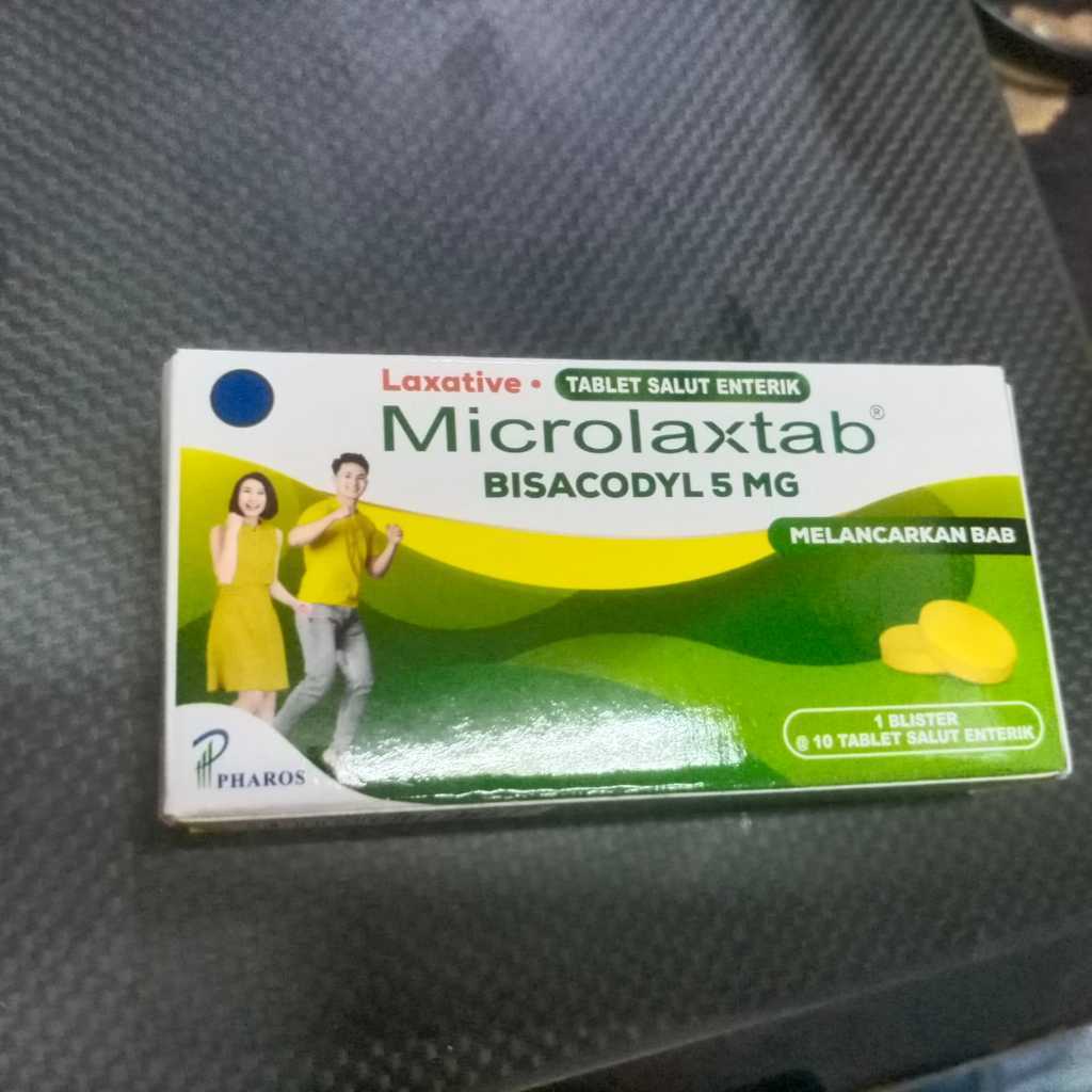 Jual MICROLAX TAB 5 MG PER BOX ISI 10 TABLET Melancarkan BAB Sembelit ...