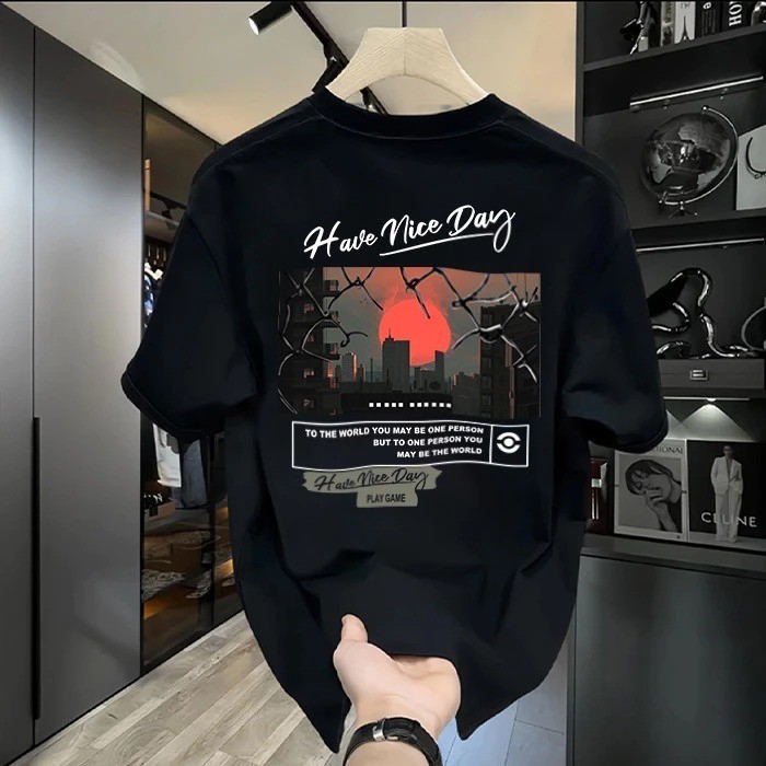 Anyday Urban Graphic Print Kaos Pria