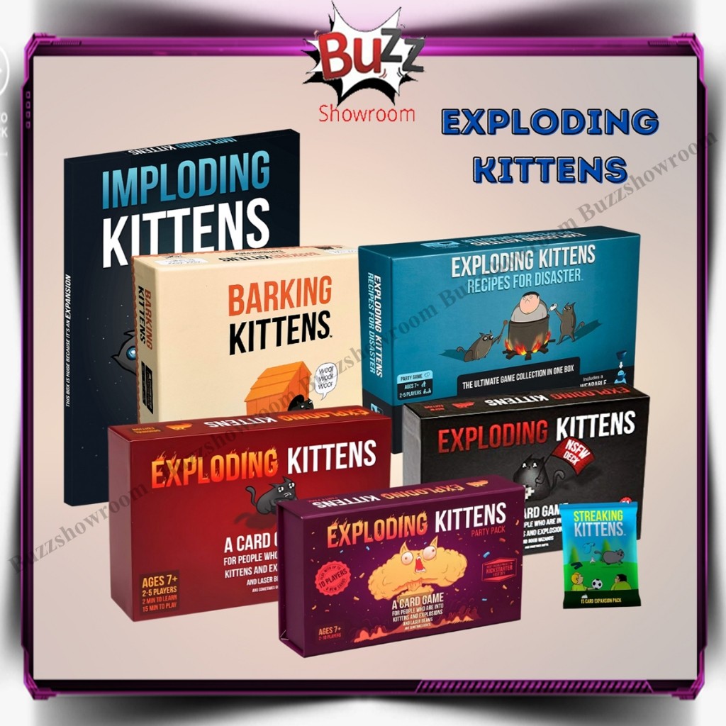 Jual HALHIMAH Exploding Kittens / NSFW / Imploding / Streaking ...