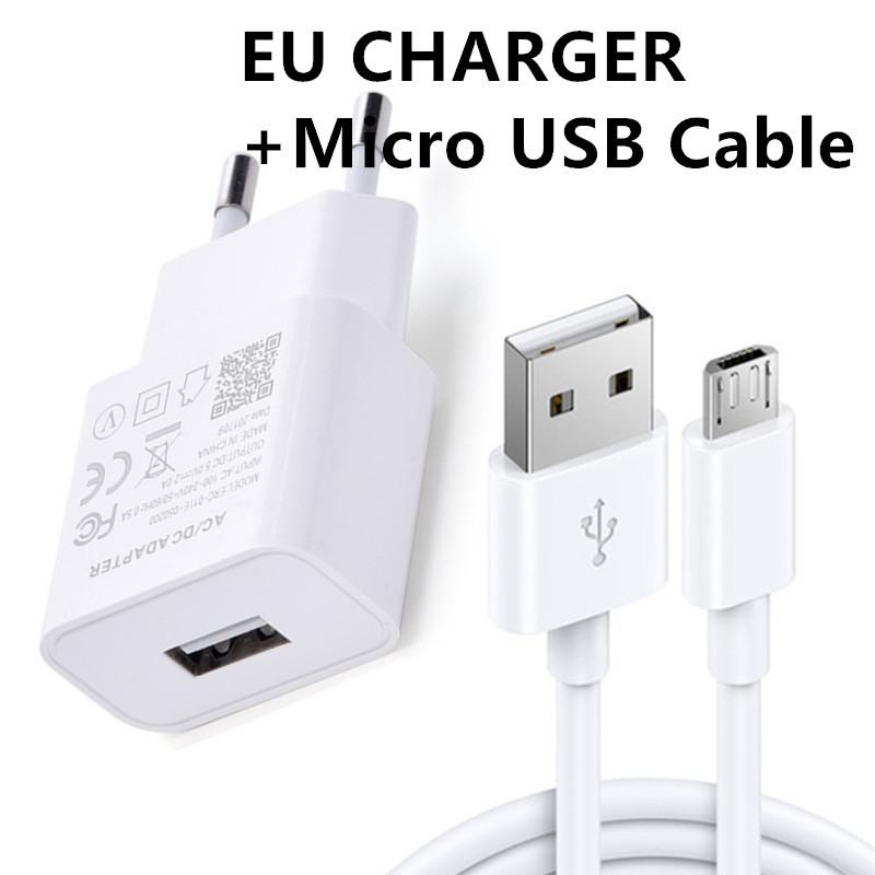 for Xiaomi redmi Charger 5V 2A EU Type-C Micro USB Cable Phone Charging  Adapter FOR Redmi Note 11 10 8T Pro 4X 5S