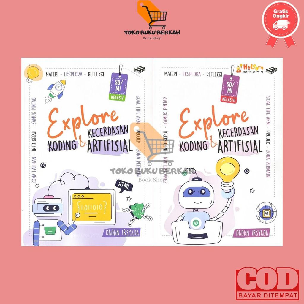 Jual Buku Explore Koding dan Kecerdasan Artifisial KA untuk SD/MI Kelas ...