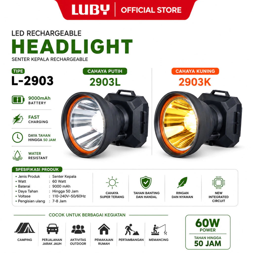 head lamp luby