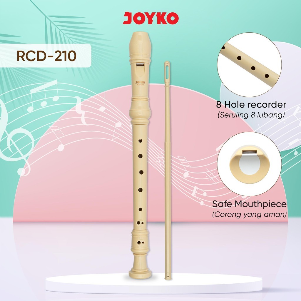 Jual Recorder Seruling RCD-210 joyko alat musik music | Shopee Indonesia