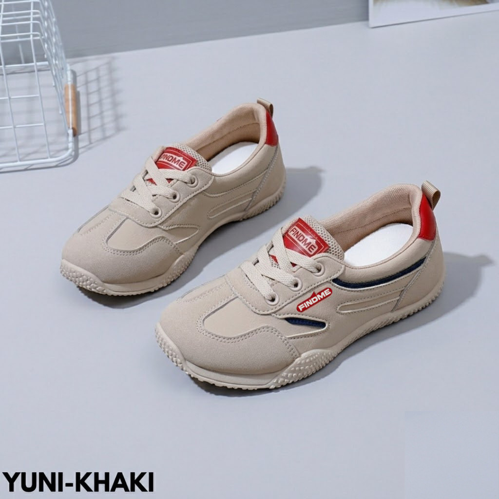 Jual FINDME 36-42 Sepatu Sneakers Wanita Korean Style Simple Cantik ...