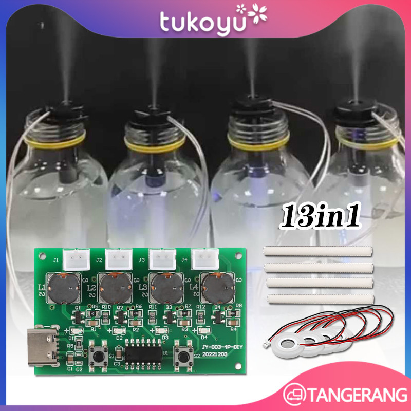 Jual Modul Ultrasonic Mist Maker Atomizer Humidifier Inti Pembuat Kabut ...