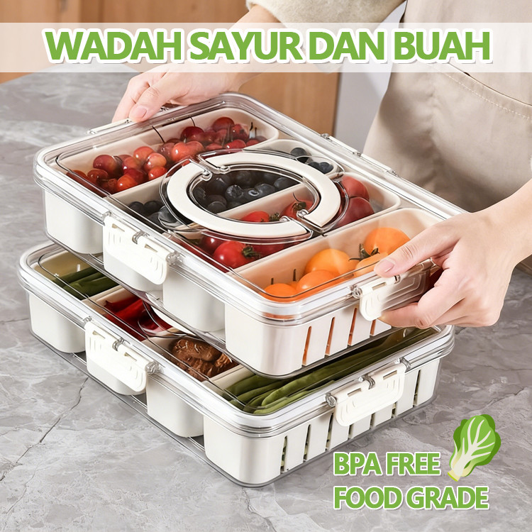 Jual Kotak Penyimpanan Makanan | Wadah Sayur Dan Buah Tempat Bumbu ...