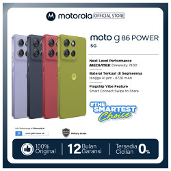 Moto G86 Power 5G 8/256GB - Dimensity7400 - 6720mAh - 6.67" pOLED 1.5K 120Hz - MIL810H IP68/69 GG7i - 50MP LYT600 MotoAI