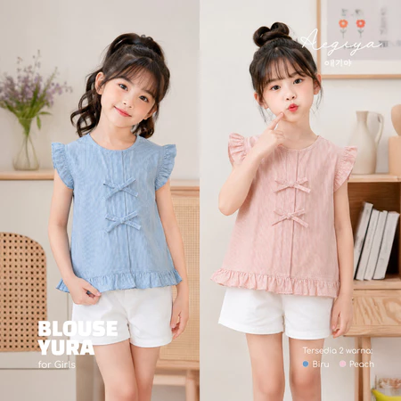 Blus Yura | Atasan Anak Perempuan Korean Style