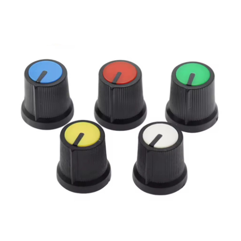 Jual KENOP AUDIO KNOP PUTAR KNOB MIXER POTENSIO PLASTIK 15X15MM BODY ...