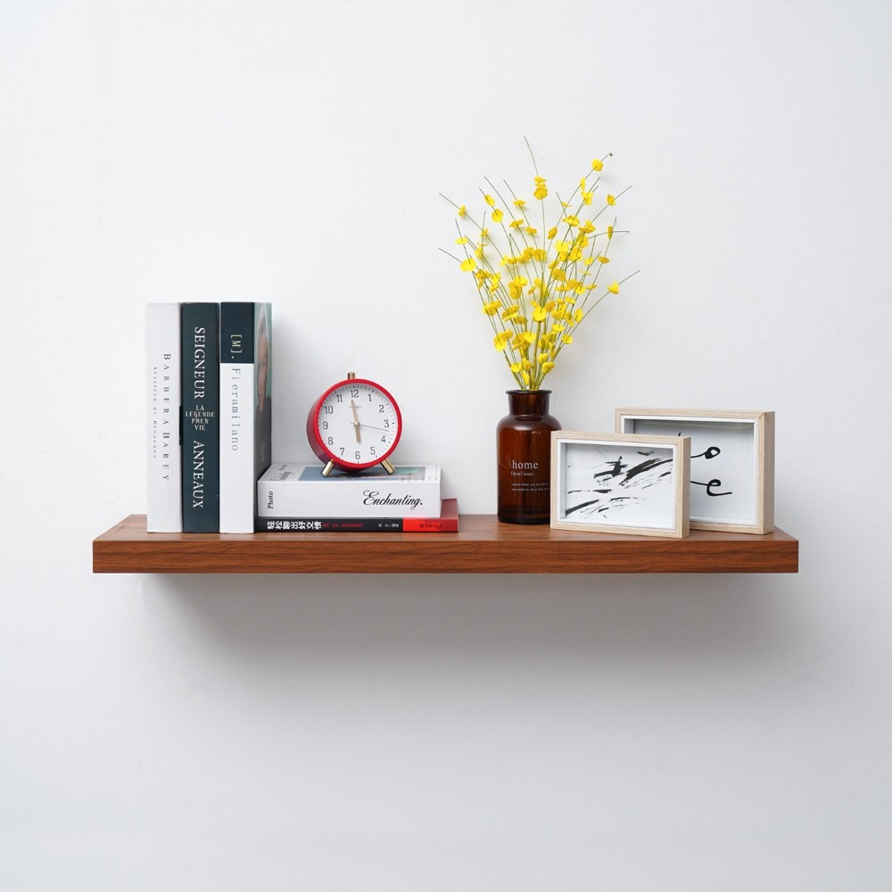 Jual Informa Rak Dinding L80 - Cokelat Walnut Decorative Wall Shelf Rak ...
