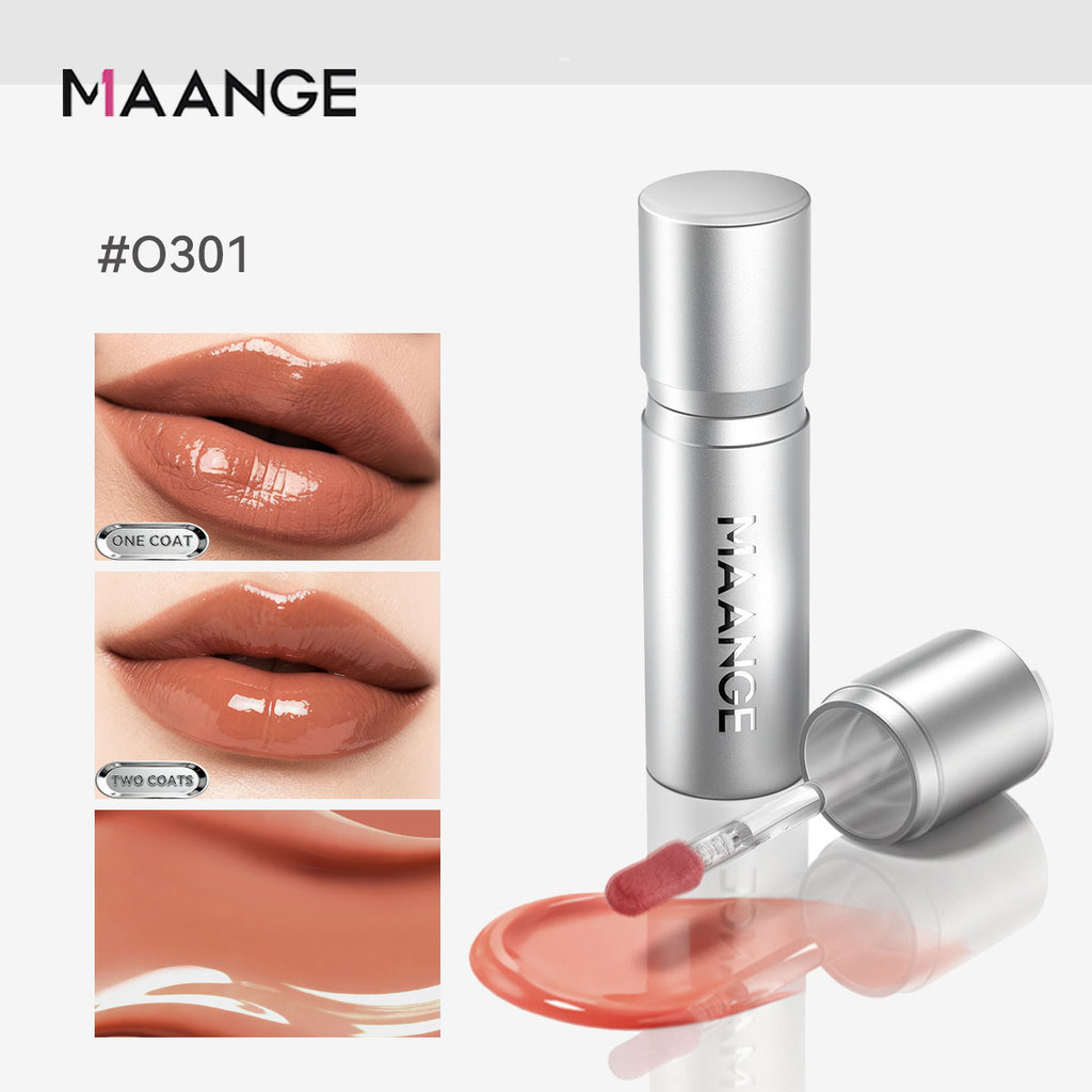 Jual MAANGE Non-Stick Cup Satin Lipstick Lip Glow-Instant Hydration ...