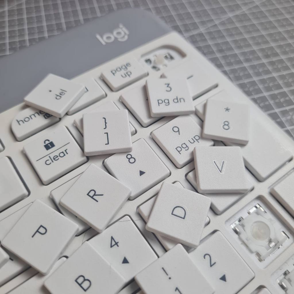 Jual Keycaps Keyboard Logitech K580 ombol Button Cover Keyboard huruf ...