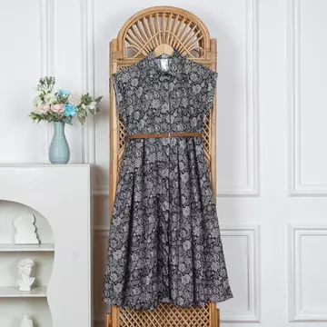 NJW Dress Wanita HARNI Midi Dress Gaun Wanita Gaun Wanita