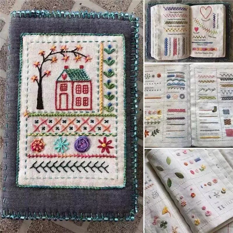 Jual Stitch Book 1 set Embroidery Basic Needle Method Handmade ...