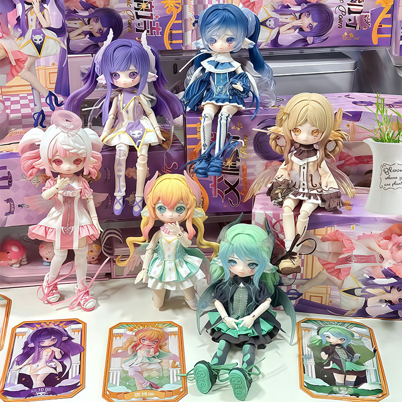 Jual Lulu Symphonic Poem Series Blind Box Movable Doll Bjd Doll Figure ...