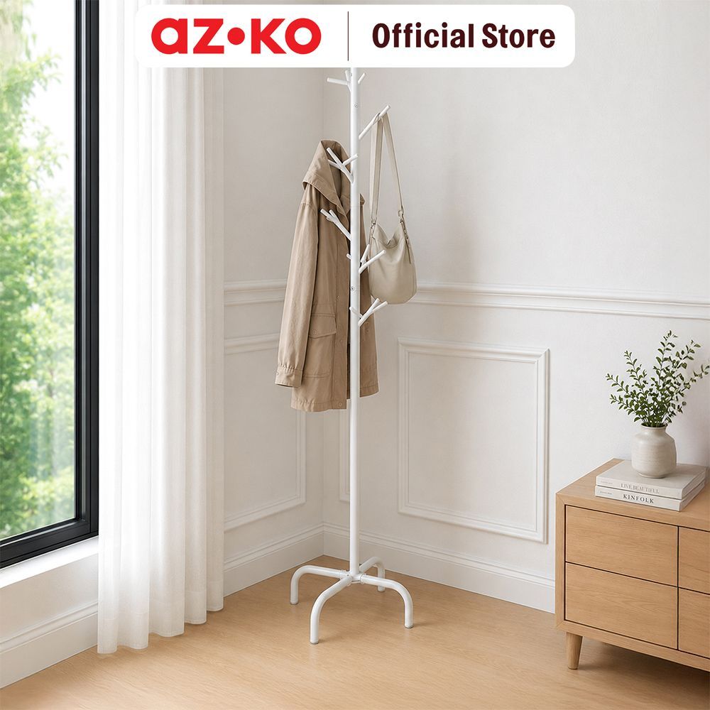 Jual AZKO Stora Gantungan Pakaian Standing Clothes Rack Coat Stand ...