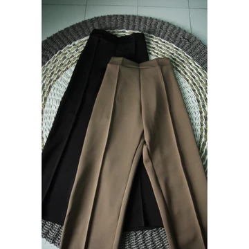 Celana Kulot Bahan Scuba Premium Highwaist All Size Dengan Saku Celana Wanita