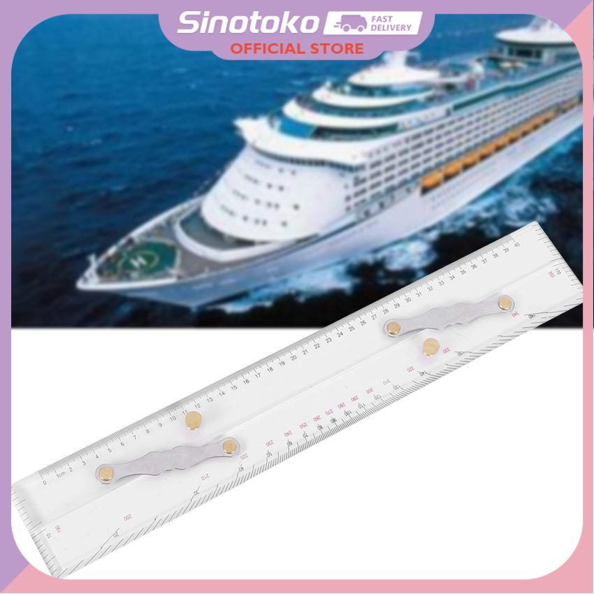 Jual Parallel Ruler Mistar Jajar Peta – Ukuran 450mm dan 600mm, alat ...