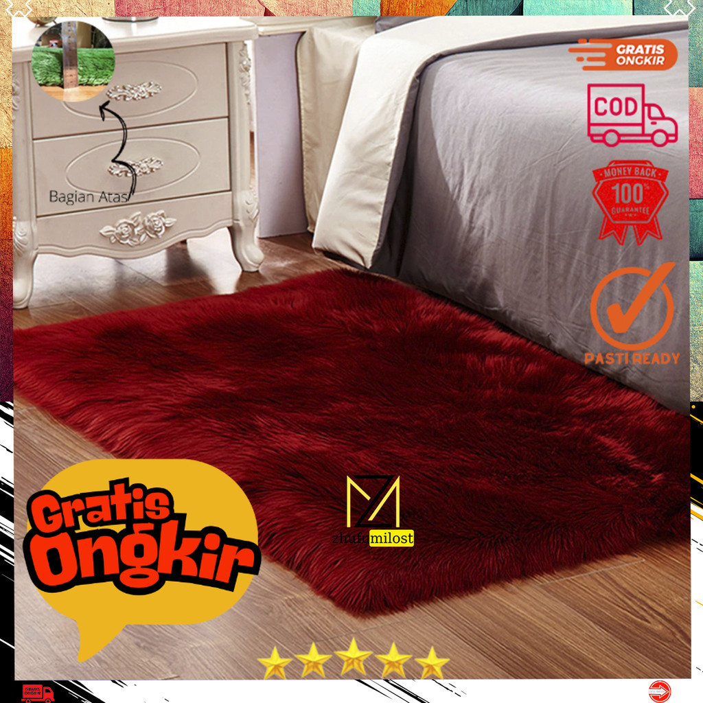 Jual Keset bulu rasfur lembut uk 70x40cm | Shopee Indonesia