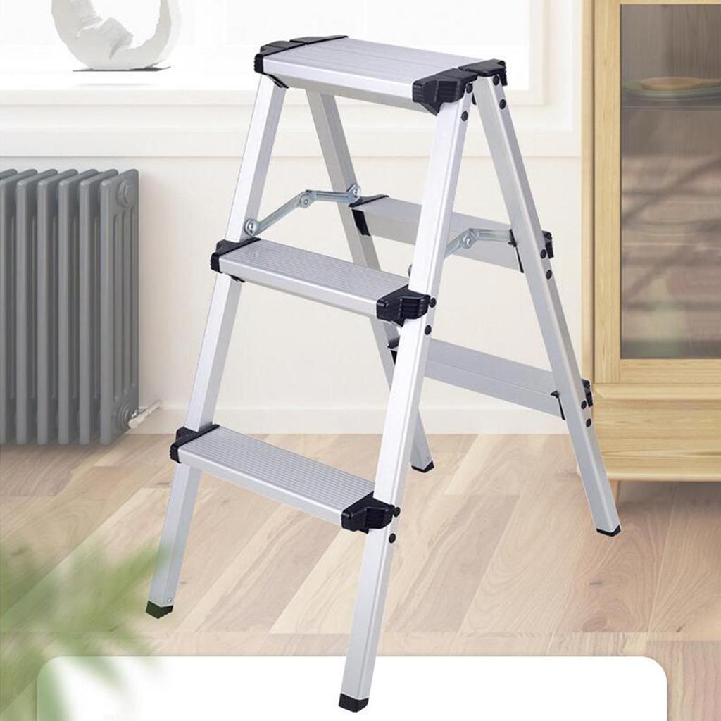 Jual 3 Step Stool Herringbone Ladders Storage Shelf Rack Ladders ...