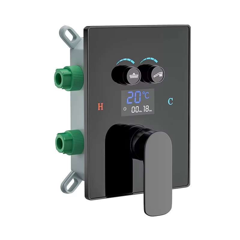 Jual BECOLA In Wall Thermostatic Shower Valve LED Temperature Digital ...