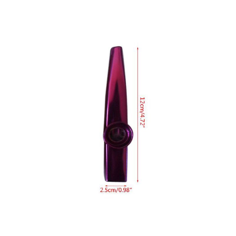 Jual 24 Pcieces Multicolor Metal Kazoos Aluminum Alloy Small Musical ...