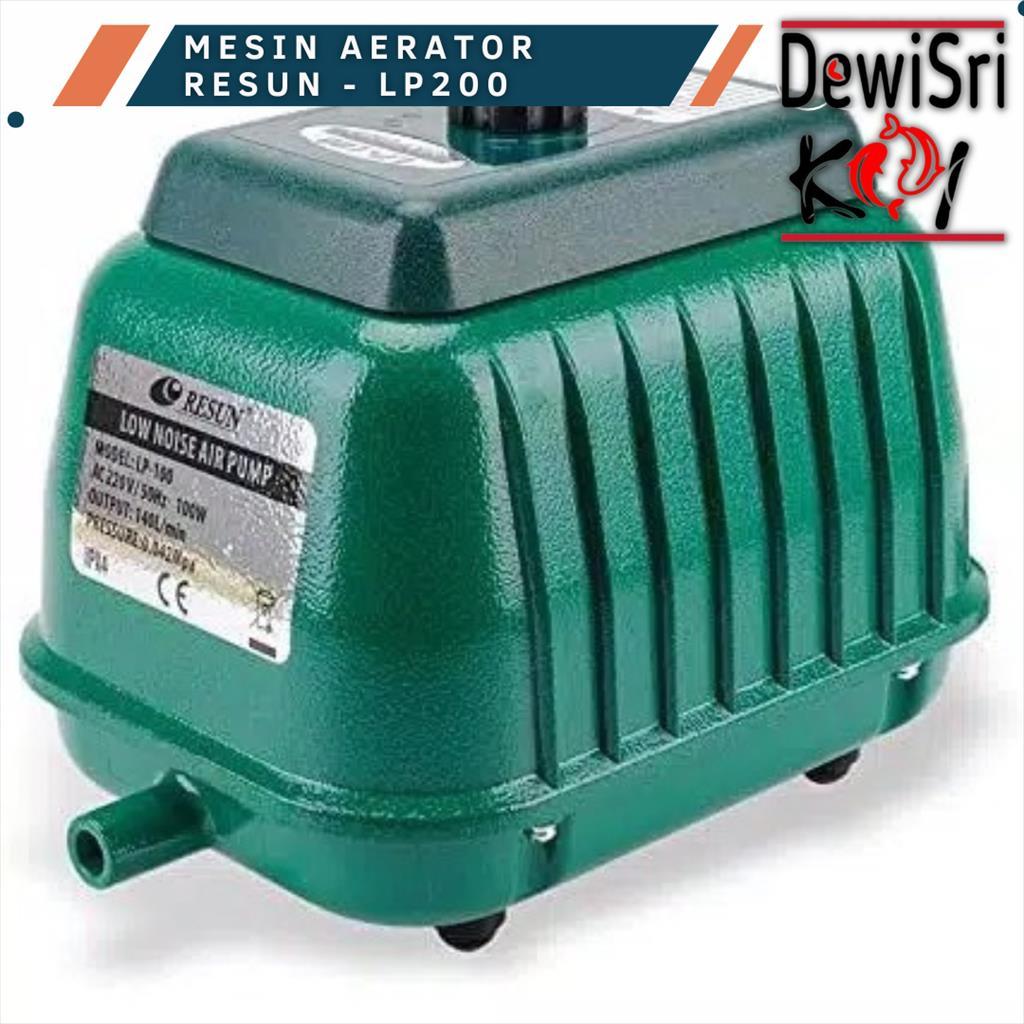 Jual RESUN LP-200 Pompa Udara Aerator Low Noise Air Pump Blower 230w ...