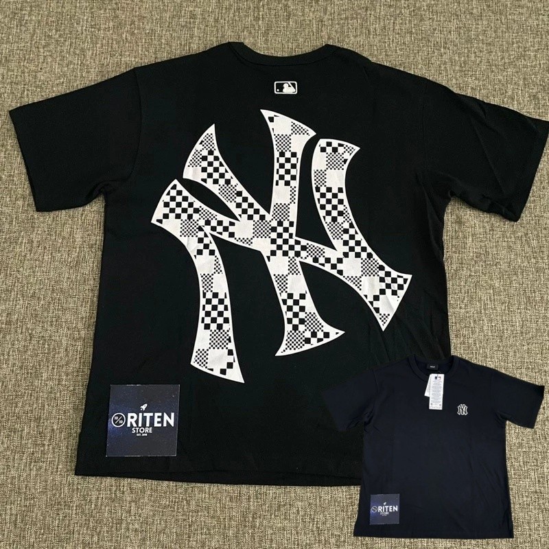 Jual MLB Korea NY Racing Big Logo Tee Black Original | Shopee