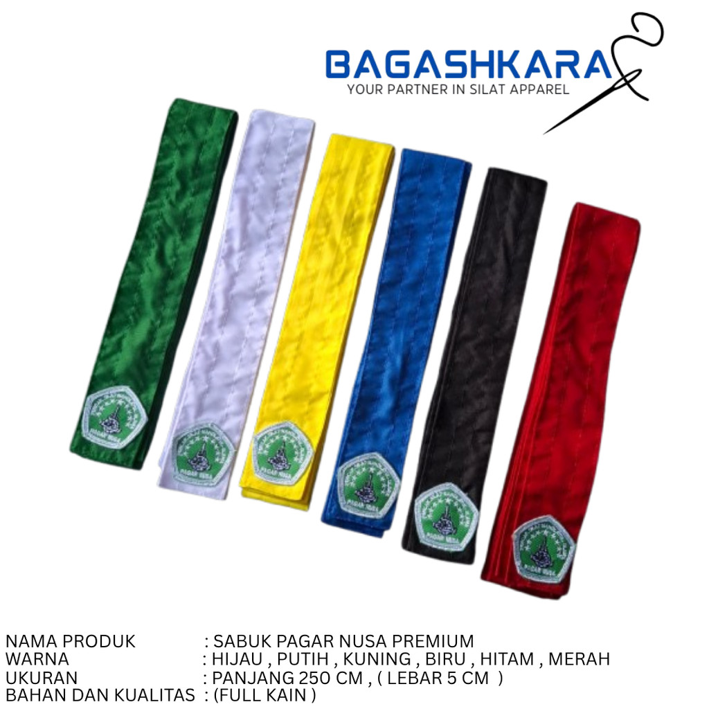 Jual SABUK SISWA PENCAK SILAT PAGAR NUSA - BAGASHKARA SILAT APPAREL ...