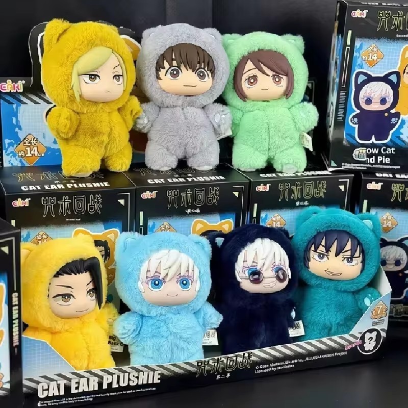 Jual Jujutsu Kaisen Box Blind Anime Character Model Stuffed Cat Series ...