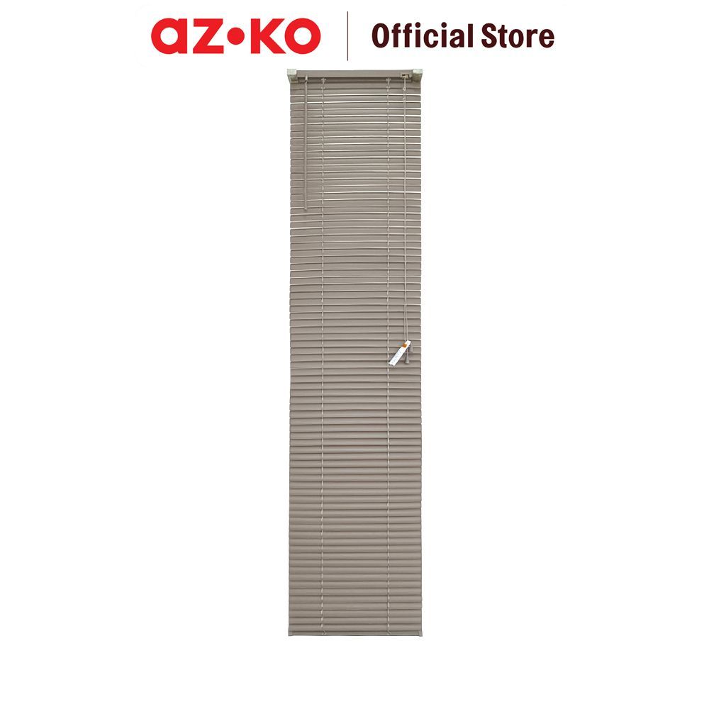 AZKO Forhom 40x180 cm Venetian Blind - Espresso Coffee Tirai Penutup Kerai Hordeng Venetian Penghalau Cahaya Aksesoris Jendela