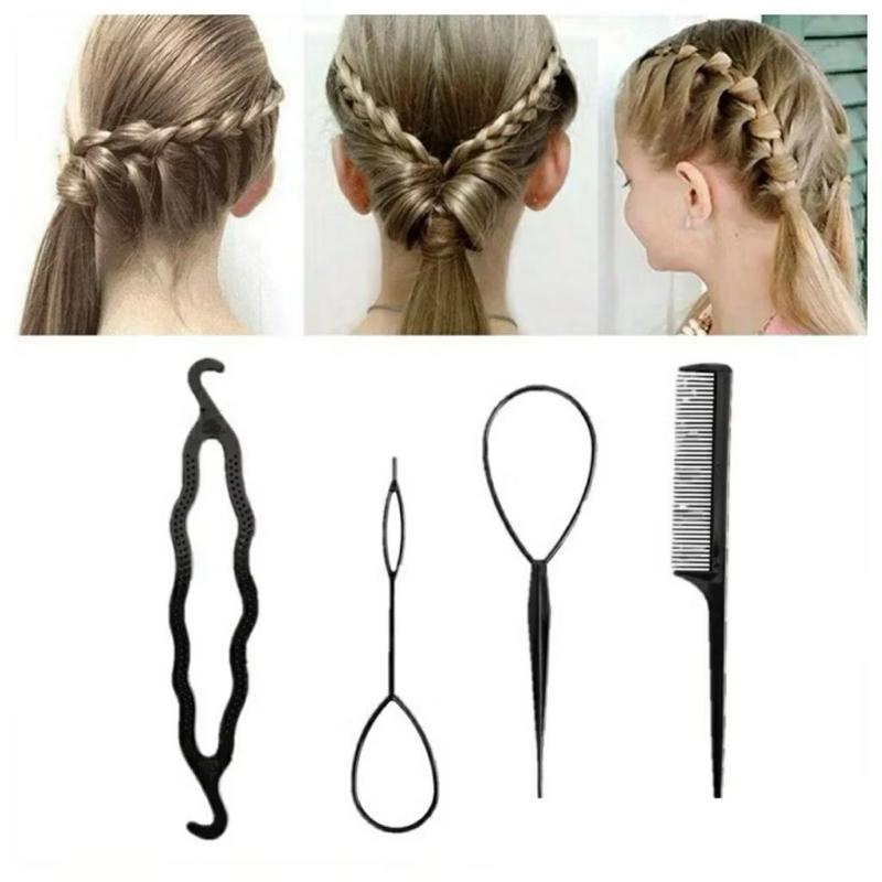 Jual [AB] Alat Sanggul 4 in 1 Hair Tool Styling Rambut Hairdini Sisir ...