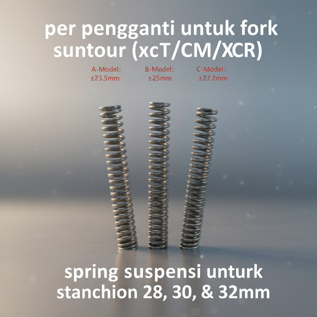 Jual Per Spring Fork SR Suntour XCT XCM XCR Premium untuk Repair Oil ...