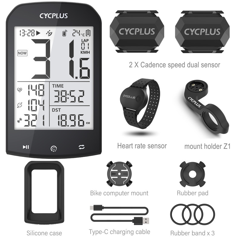 Jual CYCPLUS M1 Bike Accessories GPS Bicycle Computer Cycling ...